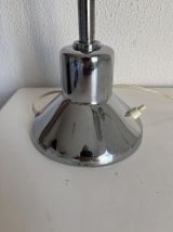 Paire lampes vintage 1940 de bureau jumo 210 chromée design 