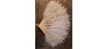 Eventail ancien en plumes 