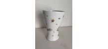 Vase vintage 1970 en faïence de Moustiers céramique - 26 cm