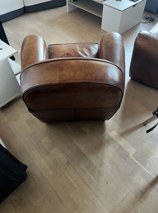Paire fauteuils club