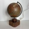 Globe vintage 1930 terrestre Jacques Adnet Mappemonde J.Fore