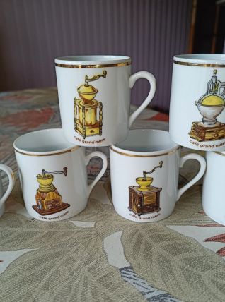 Tasses porcelaine modèle Chauvigny 