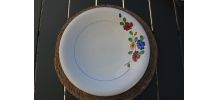 Plat rond Digoin Sarreguemines modèle Beausoleil
