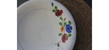 Plat rond Digoin Sarreguemines modèle Beausoleil