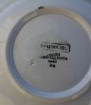 Plat rond Digoin Sarreguemines modèle Beausoleil