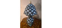 lampe  verre vitrail ,soudure plomb fait main,style tifany 2