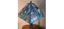 lampe 1975 a 85 origine europe abat jour verre vitrail style