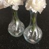 2 PETITES BOUTEILLES VASES FLEURS 