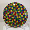 ASSIETTE MOSAIQUES FAIT MAIN COULEURS 
