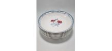 Assiettes Digoin Sarreguemines