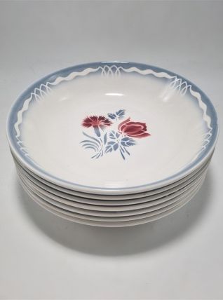 Assiettes Digoin Sarreguemines