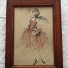 Ancien dessin danseuse ballerine signée Marcel Bloch