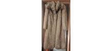 Long Manteau vraie fourrure