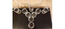Lot de 9 verres Arcopal Florine – fleuris et rétro