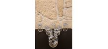 Lot de 9 verres Arcopal Florine – fleuris et rétro