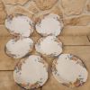 Lot 6 assiettes plates Arcopal fleuries – Vintage 70/80