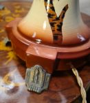 paire de lampes ceramique ,art nouveau 1900 a 30  traces d u