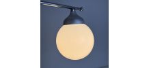 ANCIENNE APPLIQUE METAL ET OPALINE VINTAGE