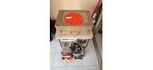 Tourne disque + 100 disques 45t