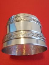 Rond de serviette argent Empire D.CREGUT 2 Rangs
