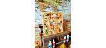 Plateau jeu vintage | Cabajou - France - Jouet ancien rétro 