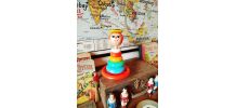 Clown Culbuto vintage | Educalux | jouet ancien déco rétro