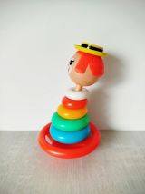 Clown Culbuto vintage | Educalux | jouet ancien déco rétro