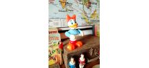 Figurine vintage Daisy Duck 1970 | Décoration rétro | jeu 