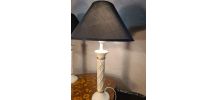 paire de lampes de chevet colonne ceramique patiné classic 5