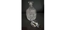 Carafe à liqueur en cristal de Pologne 