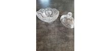 Bonbonnière en cristal de Pologne. 