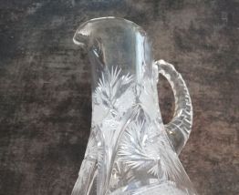 Carafe d'Eau en Cristal de Pologne. 