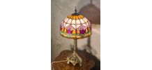 lampe bronze art nouveau ancienne restauré,abat jour verre v
