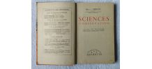 Sciences d'observation - classe de 3e - 1957