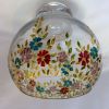 VASE BOULE EN VERRE MOTIFS 