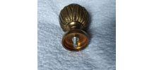 Porte-embrasse pour rideaux en  Laiton forme pomme de pin 