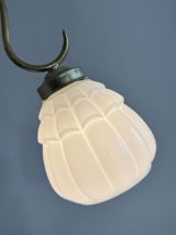 ANCIENNE APPLIQUE EN OPALINE VINTAGE 
