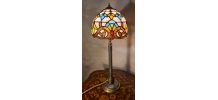  lampe, pied bronze ciselé 19e siècle ,et jolie abat jour vi