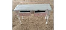Console 2 tiroirs 1900 pieds tournés 