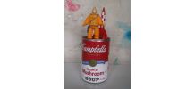 Sculpture pop art - CAMPBELLS   SOUP -