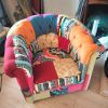 Fauteuil chesterfiels patchwork