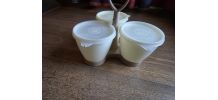 Tupperware vintage trio condiments