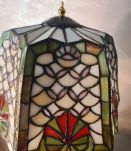 lampe cariatide bronze 1900 art nouveau avec jolie abat jour