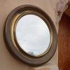 Miroir circulaire en laiton 
