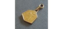 Vintage années 60 - Médaille ancienne Saint Christophe