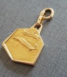 Vintage années 60 - Médaille ancienne Saint Christophe