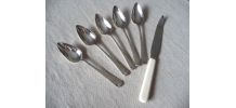Set VINTAGE argenterie, pamplemousse - 6 pièces