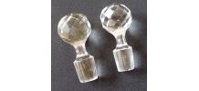 Vintage, années 50 - 2 bouchons pour carafe ancienne