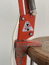 Lampe vintage 1970 d'architecte carotte Twist T1 - 65 cm