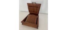 Distributeur cigares cigarettes vintage 1960 bois doré - 20 